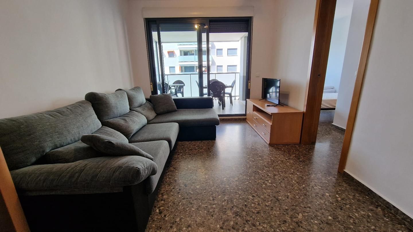 Living room of Apartment to rent in Gandia  with Terrace, Furnished and Community pool