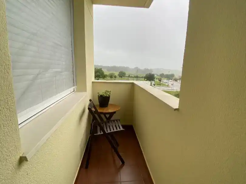 Terrasse von Wohnung zur Miete in Suances mit Parkett, Schwimmbad und Möbliert