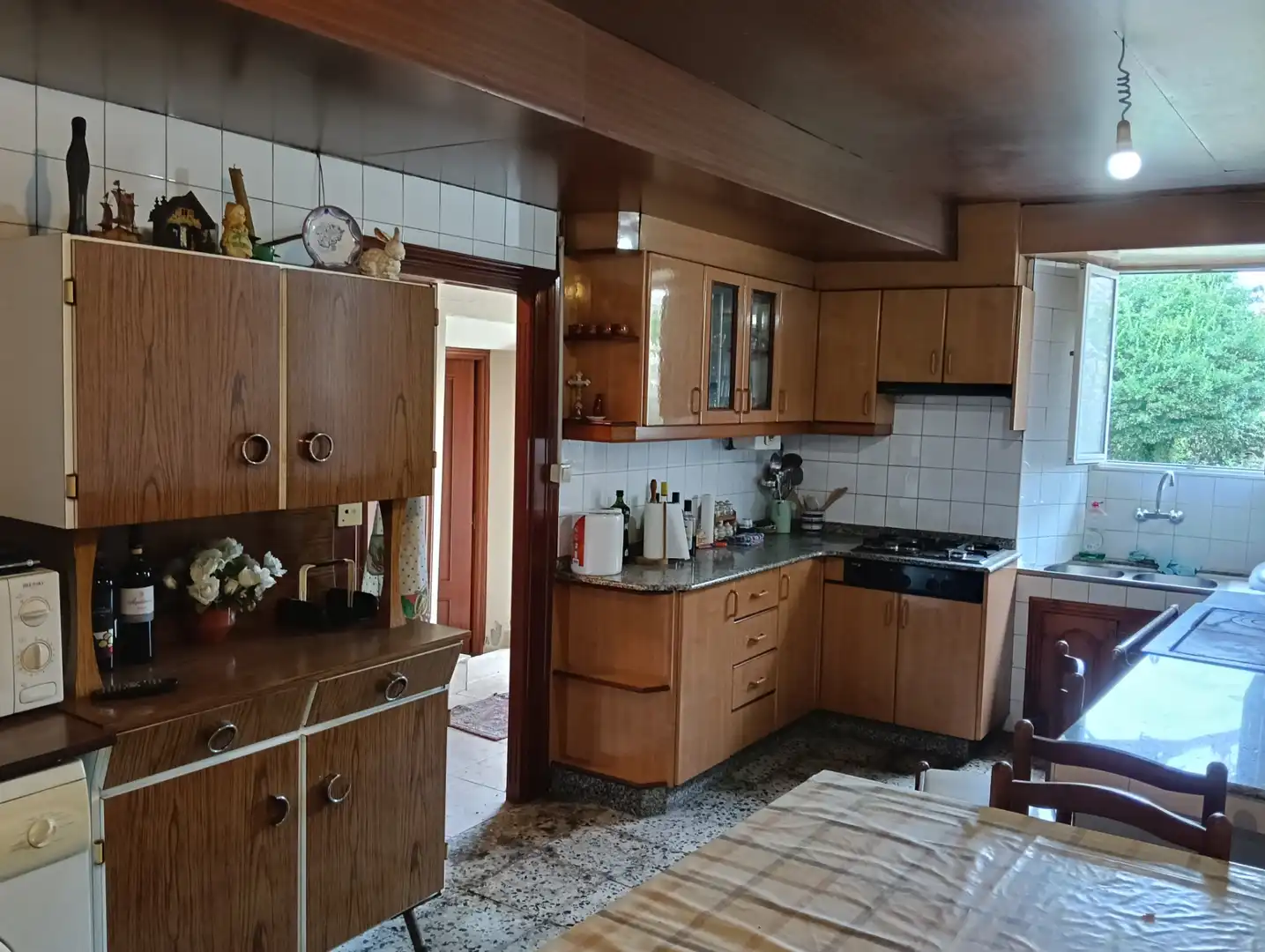 Cocina de Casa adosada en venta en Vilasantar con Jardín privado
