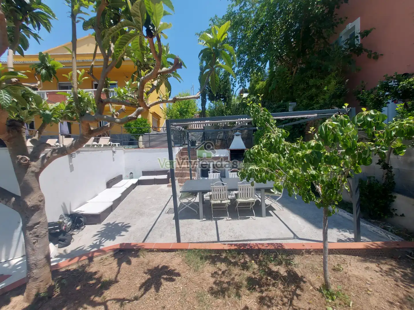 Terrassa de Casa o xalet en venda en Olivella amb Calefacció, Jardí privat i Parquet