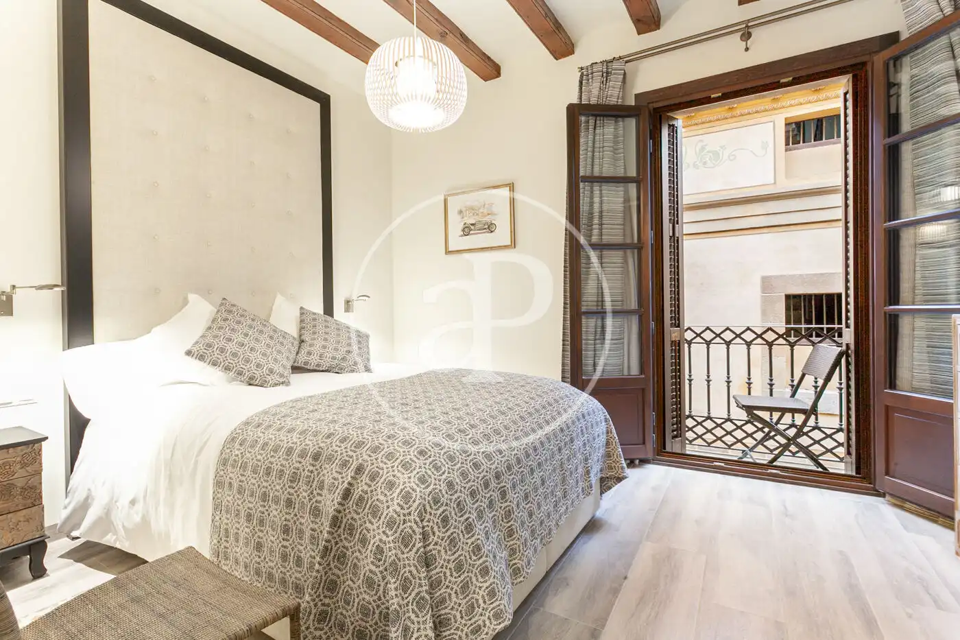 Bedroom of Flat for rent in Barcelona  with Air Conditioner, Heating and Furnished