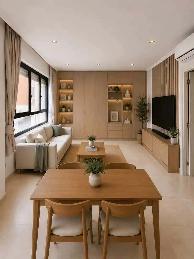 Living room of Flat for sale in Madrid  with Air Conditioner and Heating
