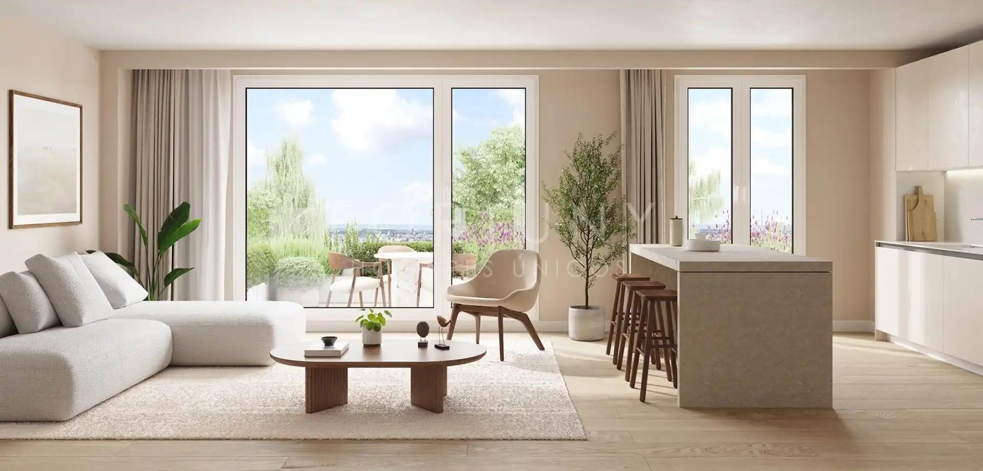 Sala de estar de Ático en venta en Málaga con Aire acondicionado, Calefacción y Terraza