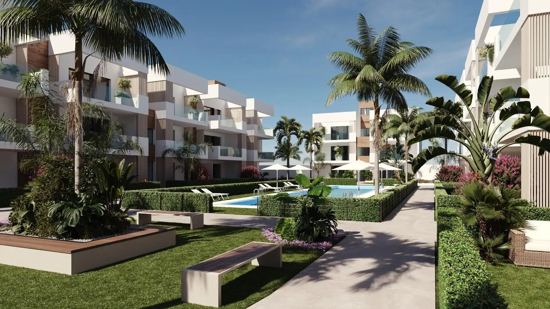 Appartement compact avec piscine à vendre à San Pedro del Pinatar, imagen 2