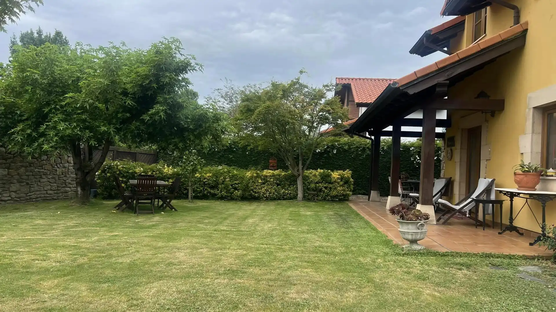 Garten von Haus oder Chalet zum Verkauf in Suances mit Heizung, Privatgarten und Parkett