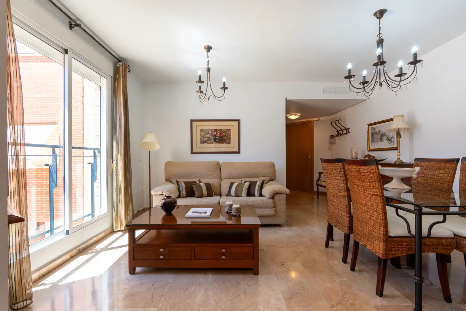 Living room of Apartments for sale in Murcia  with Air Conditioner, Storage room and Furnished