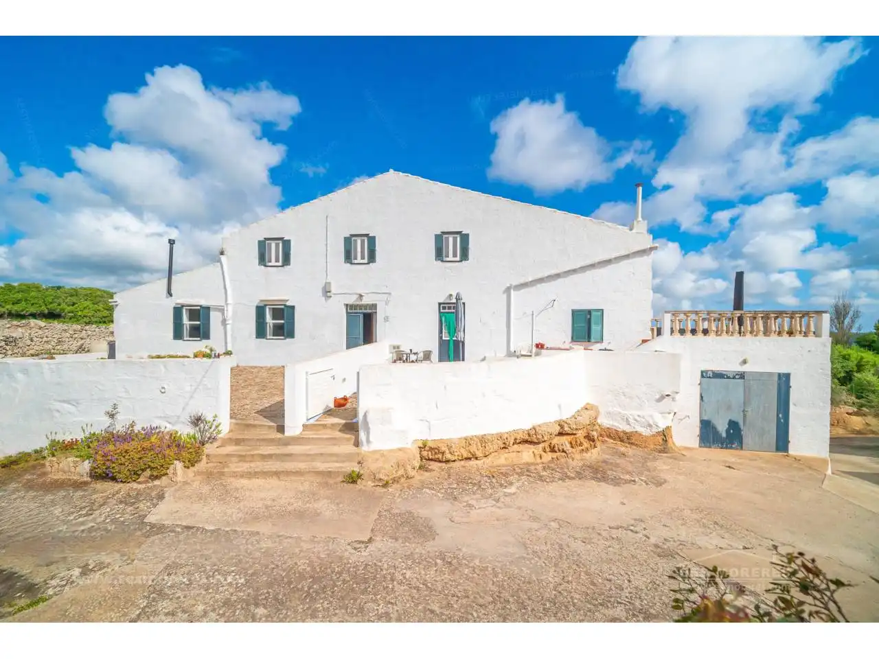 Vista exterior de Finca rústica en venda en Maó - Mahón amb Jardí privat