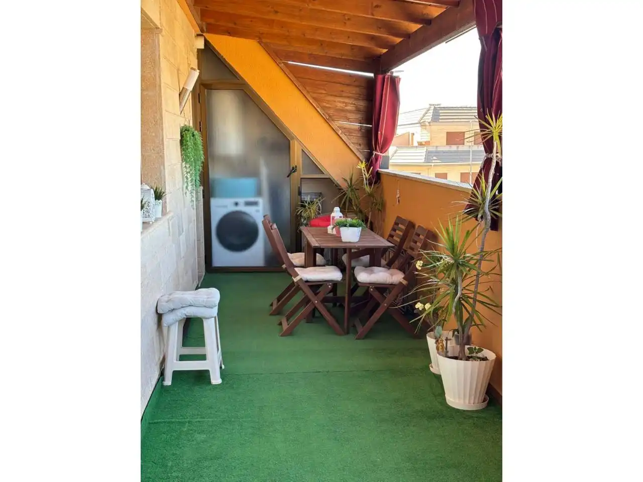 Terrasse von Wohnung zum Verkauf in Archena mit Klimaanlage, Terrasse und Abstellraum