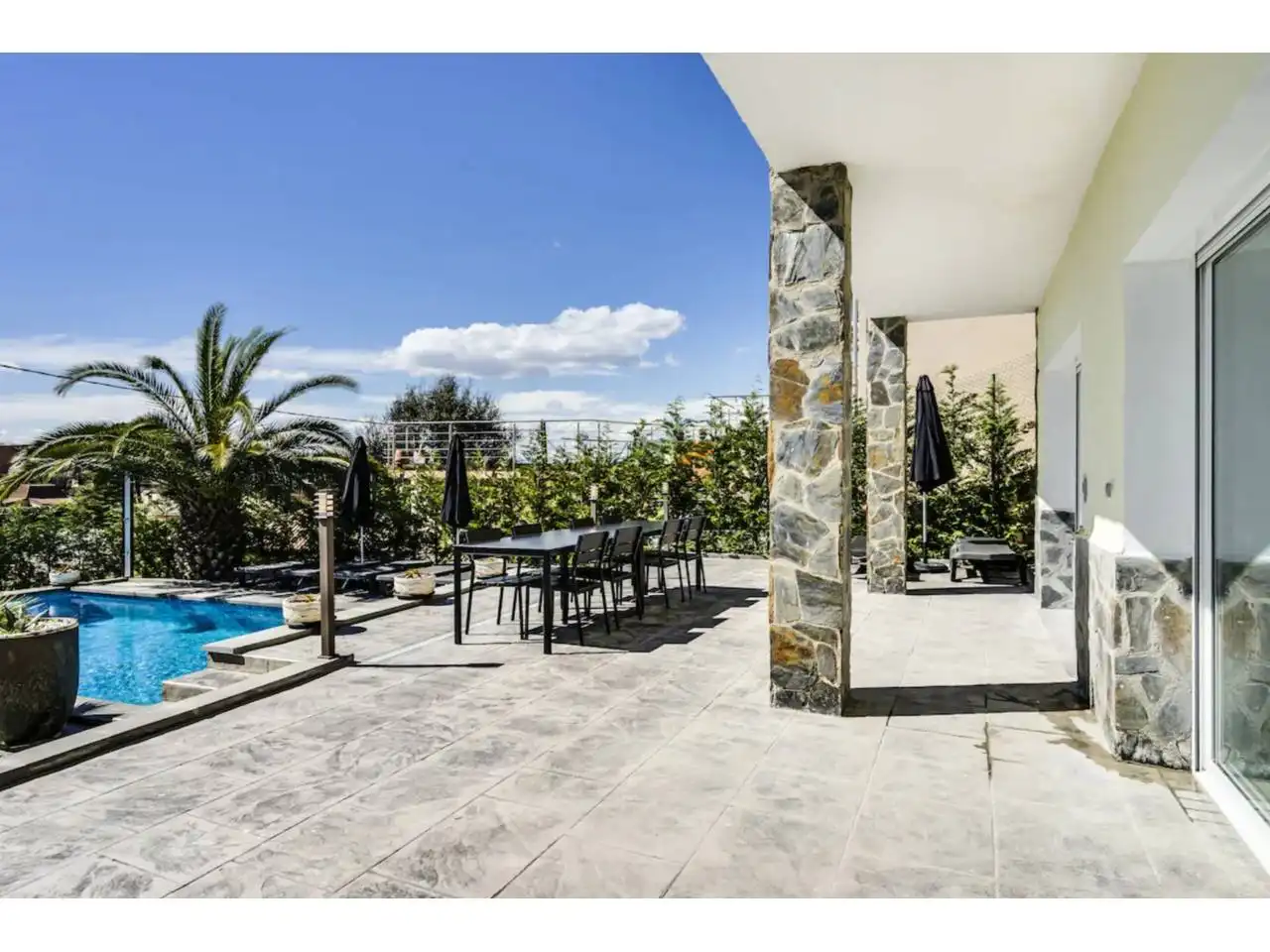 Terrassa de Casa o xalet en venda en Lloret de Mar amb Aire condicionat, Calefacció i Jardí privat