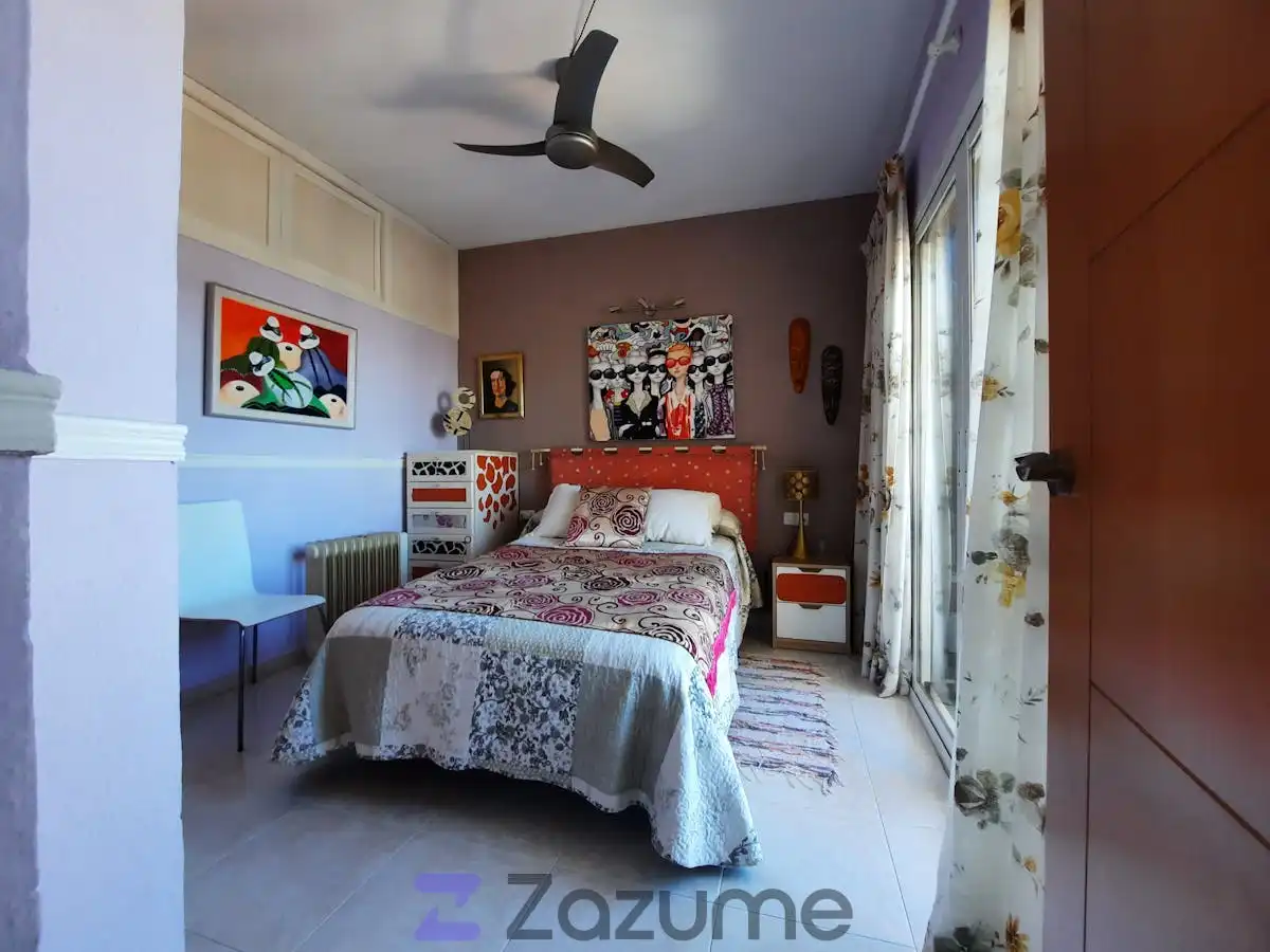 Schlafzimmer von Wohnungen zur Miete in Benalmádena mit Klimaanlage, Heizung und Privatgarten