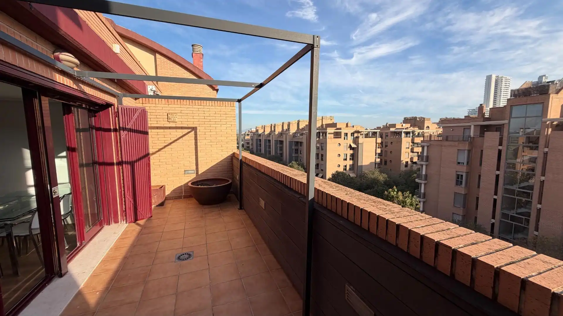 Terraza de Ático en venta en Campanar