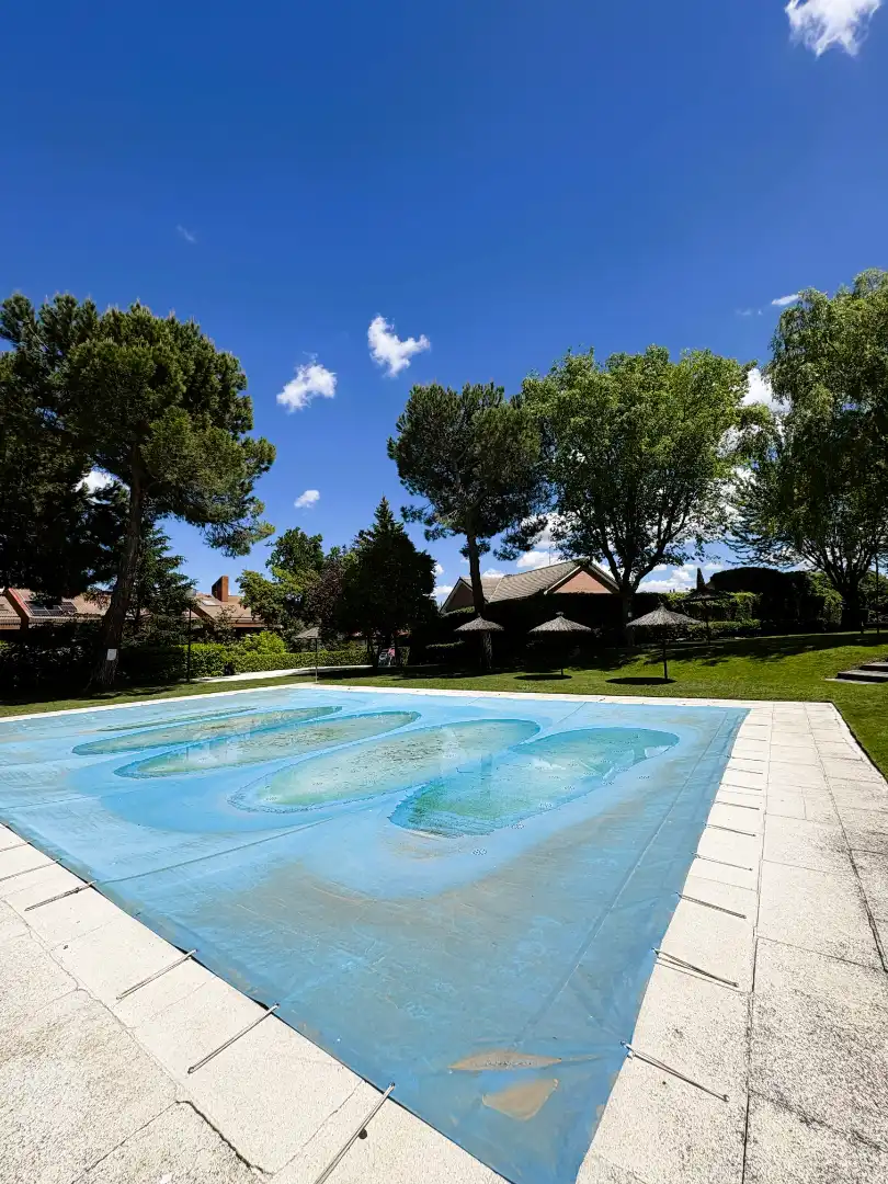 Swimming pool of Detached homes for sale in Las Rozas de Madrid  with Heating, Private garden and Terrace