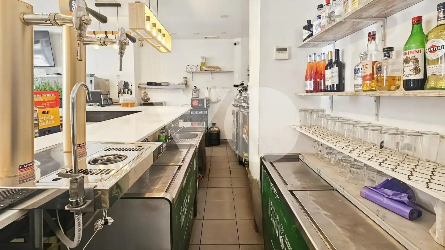 Cocina de Local en traspaso en Madrid con Aire acondicionado y Amueblado