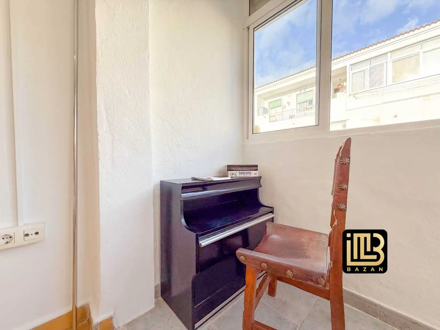 Balcony of Flat for share in Málaga  with Furnished, Washing machine and Microwave