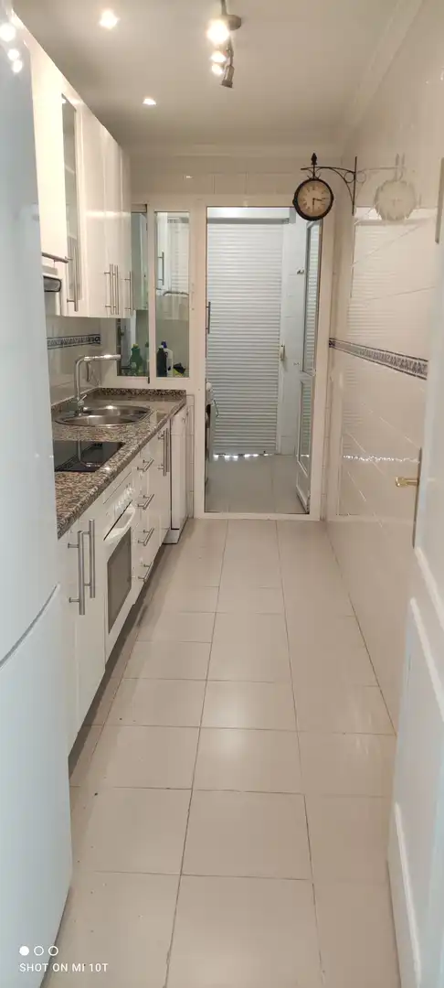 Kitchen of Flat for rent in Tomares  with Air Conditioner, Heating and Terrace