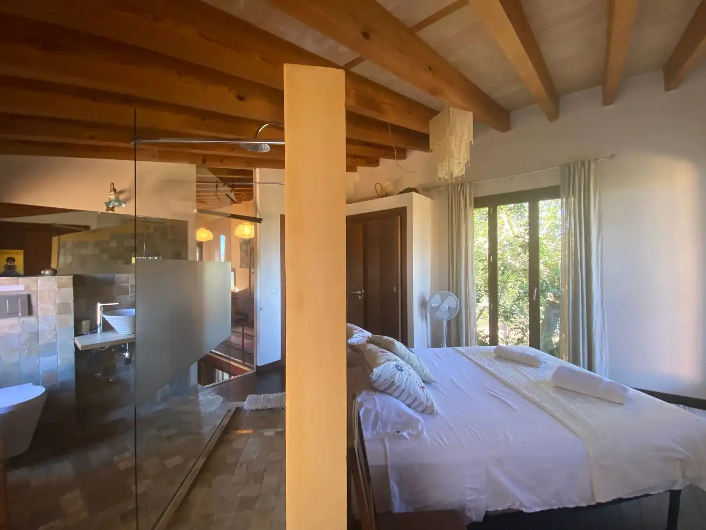 Habitación de Casa o chalet de alquiler en Santa María del Camí con Terraza y Balcón