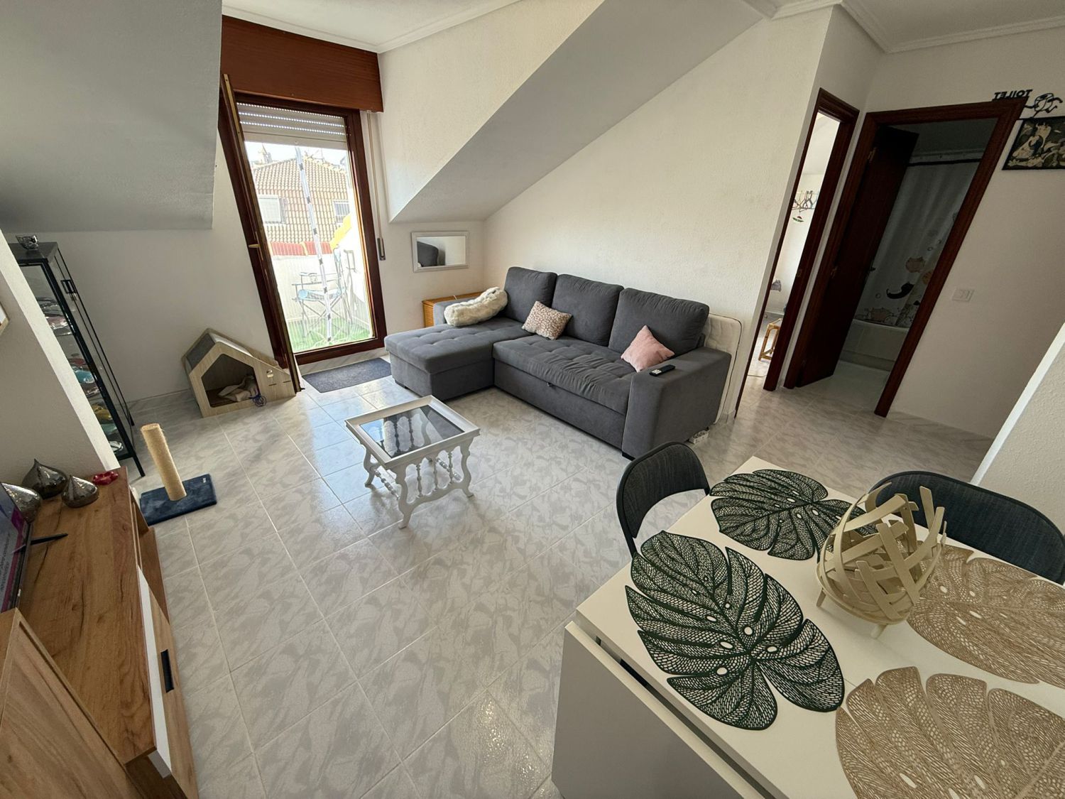 Living room of Attic for sale in Noja  with Balcony and Community pool
