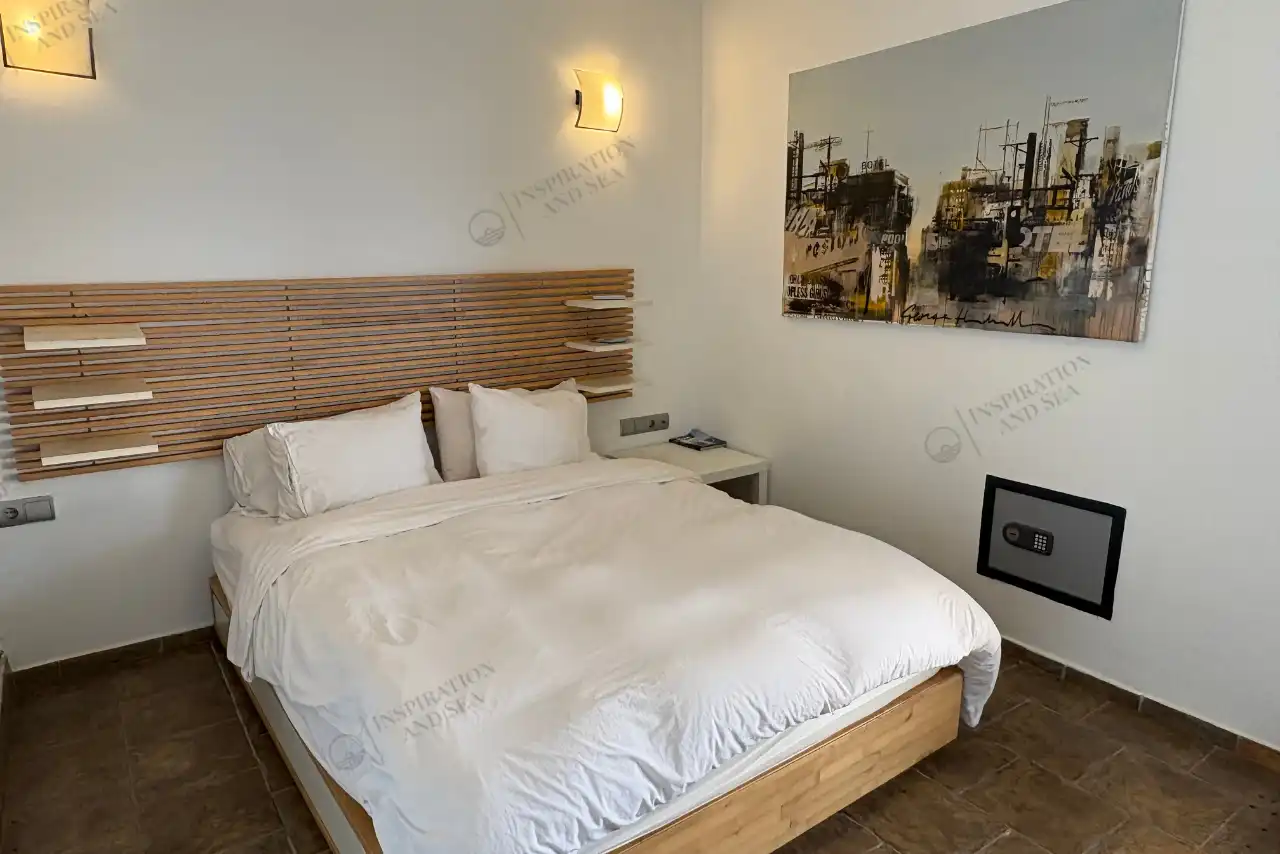 Dormitori de Casa o xalet de lloguer en Santa Eulària des Riu amb Aire condicionat, Jardí privat i Terrassa