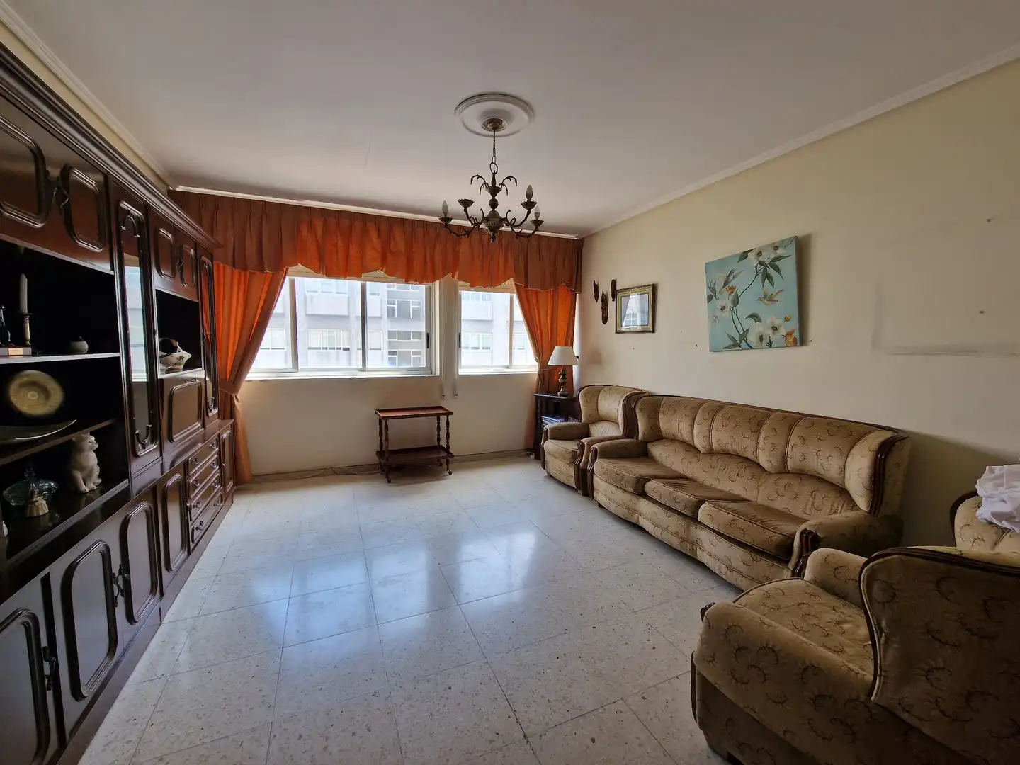Wohnzimmer von Wohnung zum Verkauf in Ferrol mit Terrasse und Abstellraum