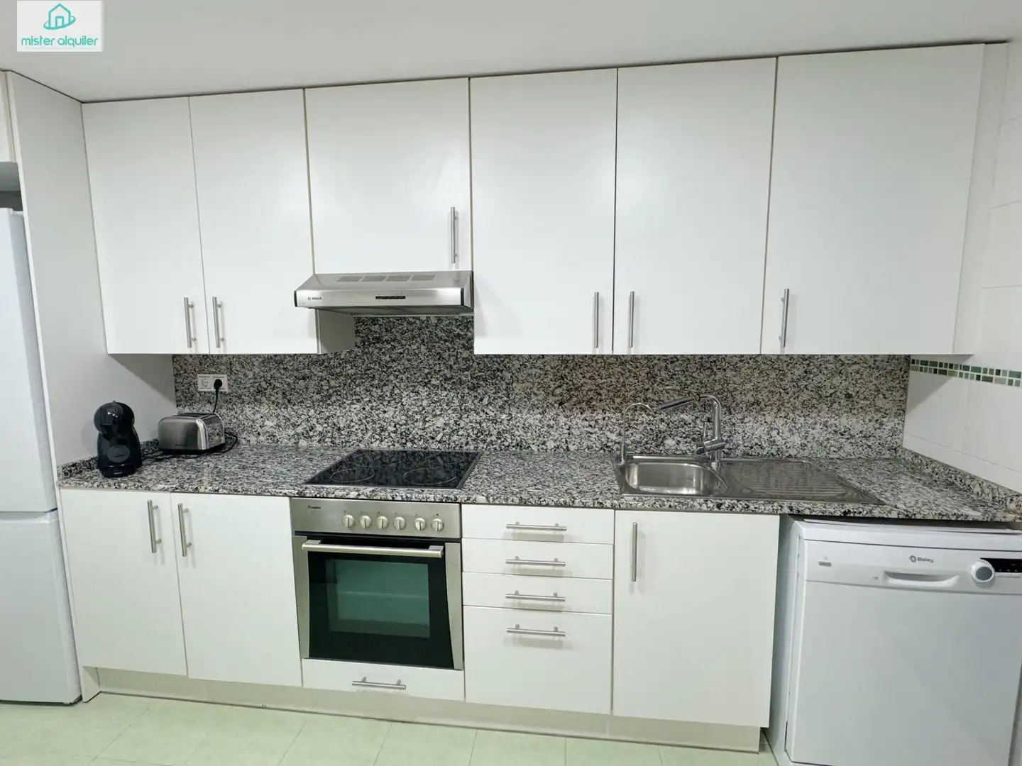 Kitchen of Apartments for rent in San Vicente del Raspeig / Sant Vicent del Raspeig  with Air Conditioner, Private garden and Terrace