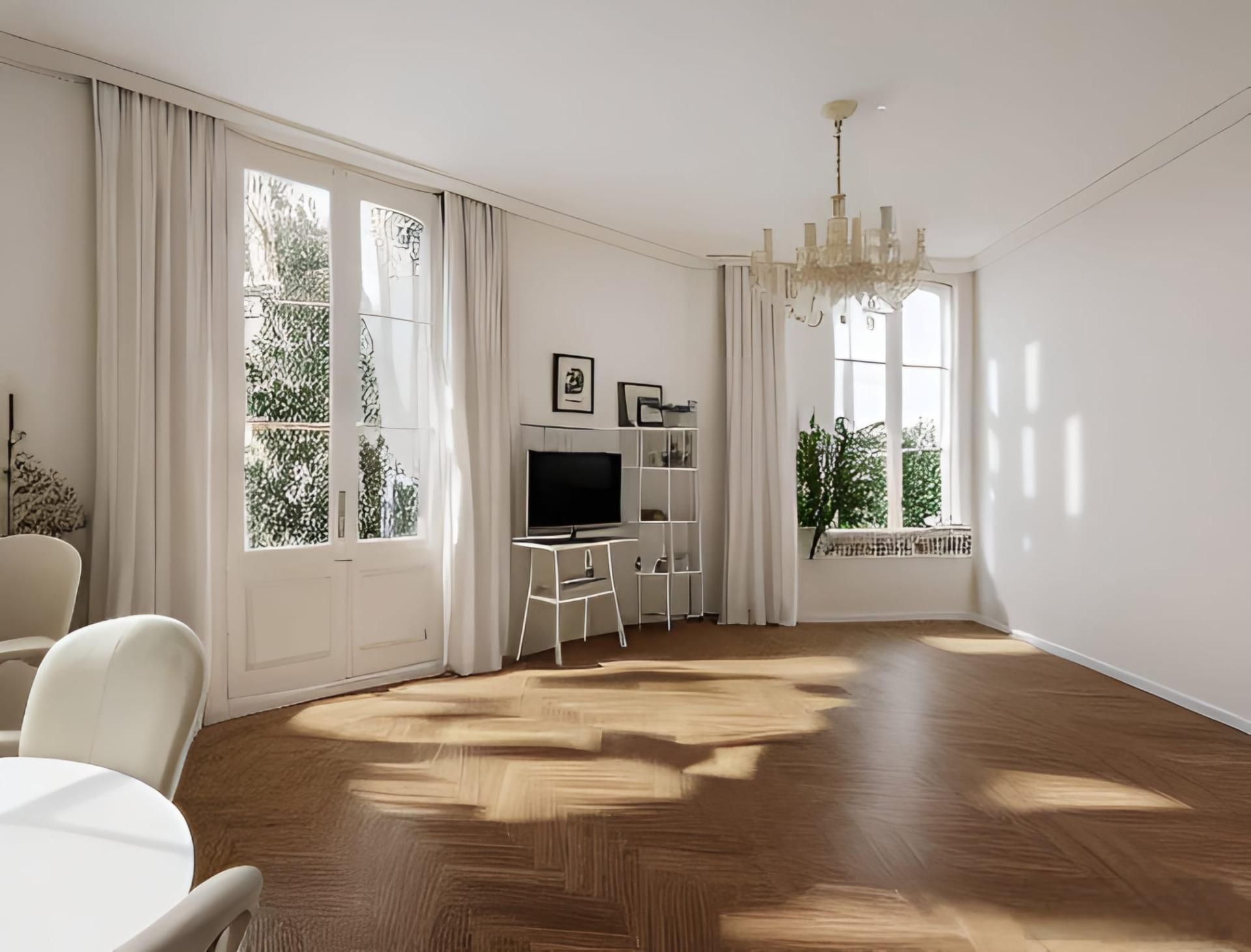 Living room of Flat for sale in  Barcelona Capital  with Balcony