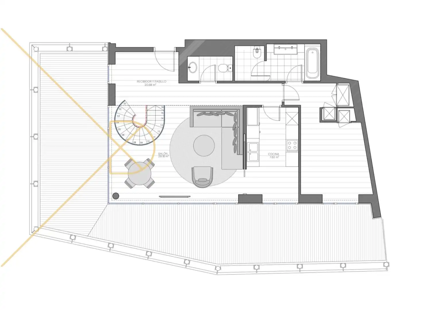 Penthouse mit Pool zum Verkauf in Sant Martí, imagen 63