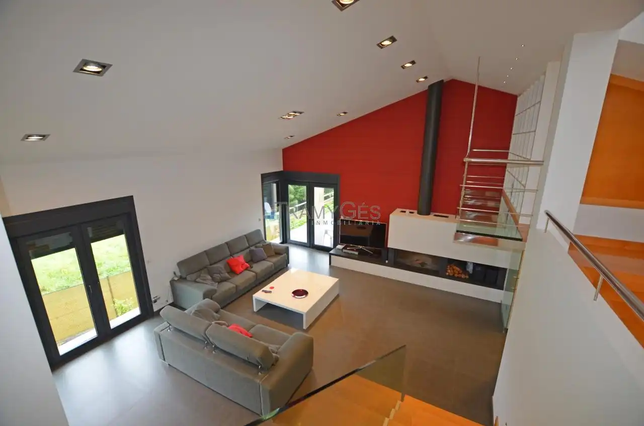 Sala de estar de Casa o chalet en venta en A Guarda   con Calefacción, Jardín privado y Terraza