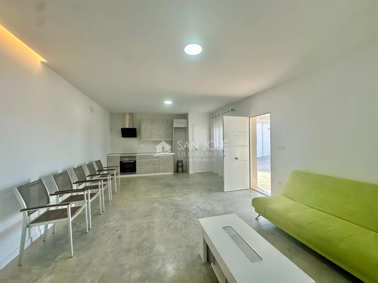 Sala de estar de Casa o chalet de alquiler en Aspe con Aire acondicionado, Calefacción y Terraza