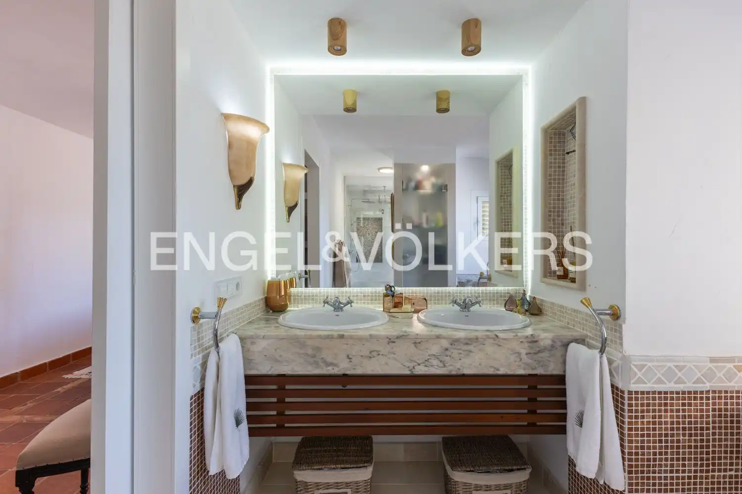 Bathroom of Houses for rent in Riba-roja de Túria  with Air Conditioner, Heating and Private garden