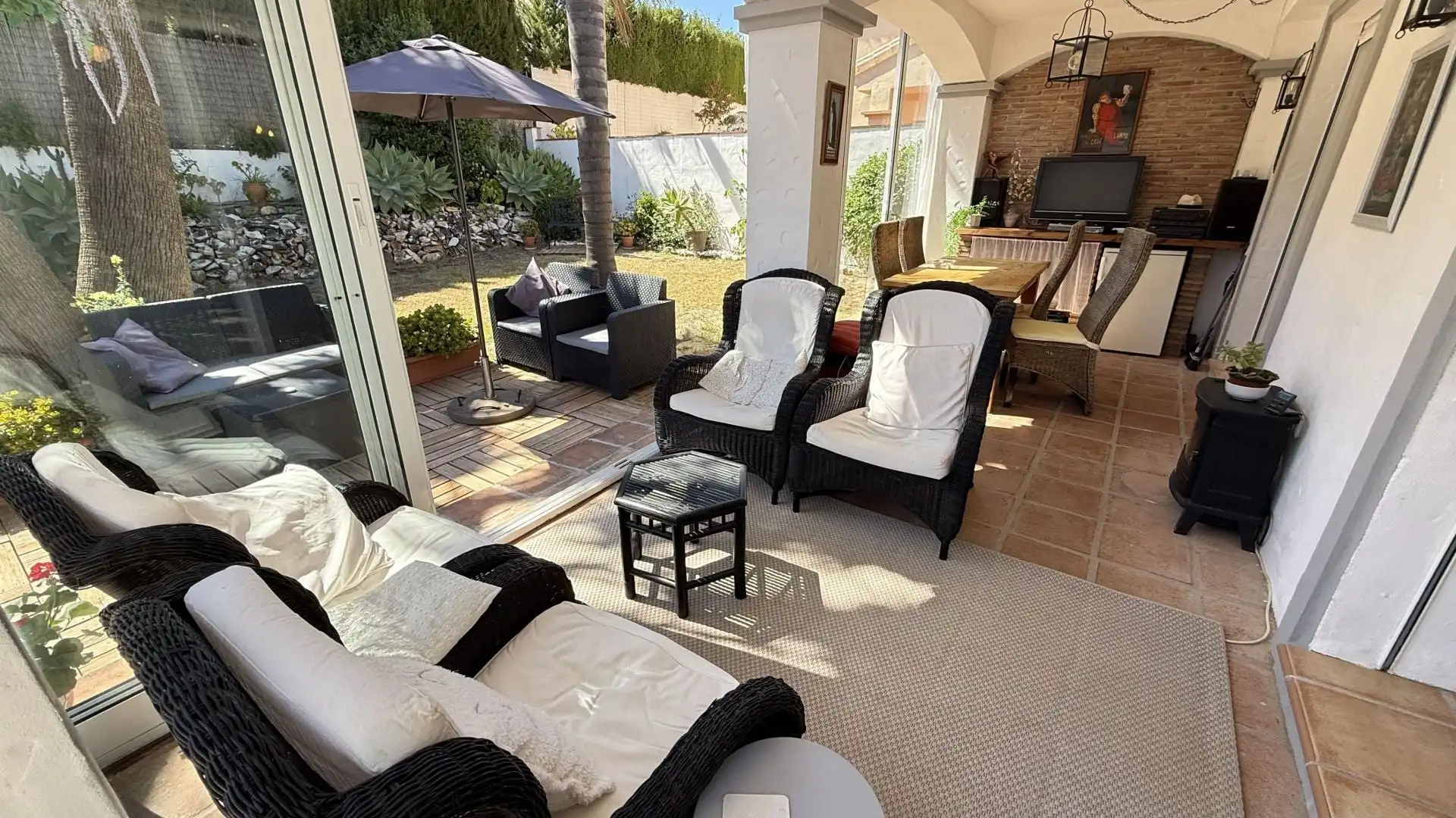 Terraza de Casa o chalet en venta en Coín con Aire acondicionado y Piscina