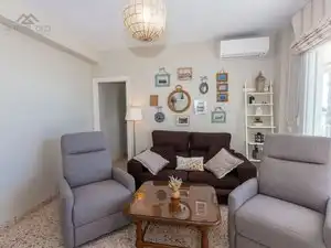 Living room of Flat for rent in Almuñécar  with Air Conditioner, Terrace and Furnished