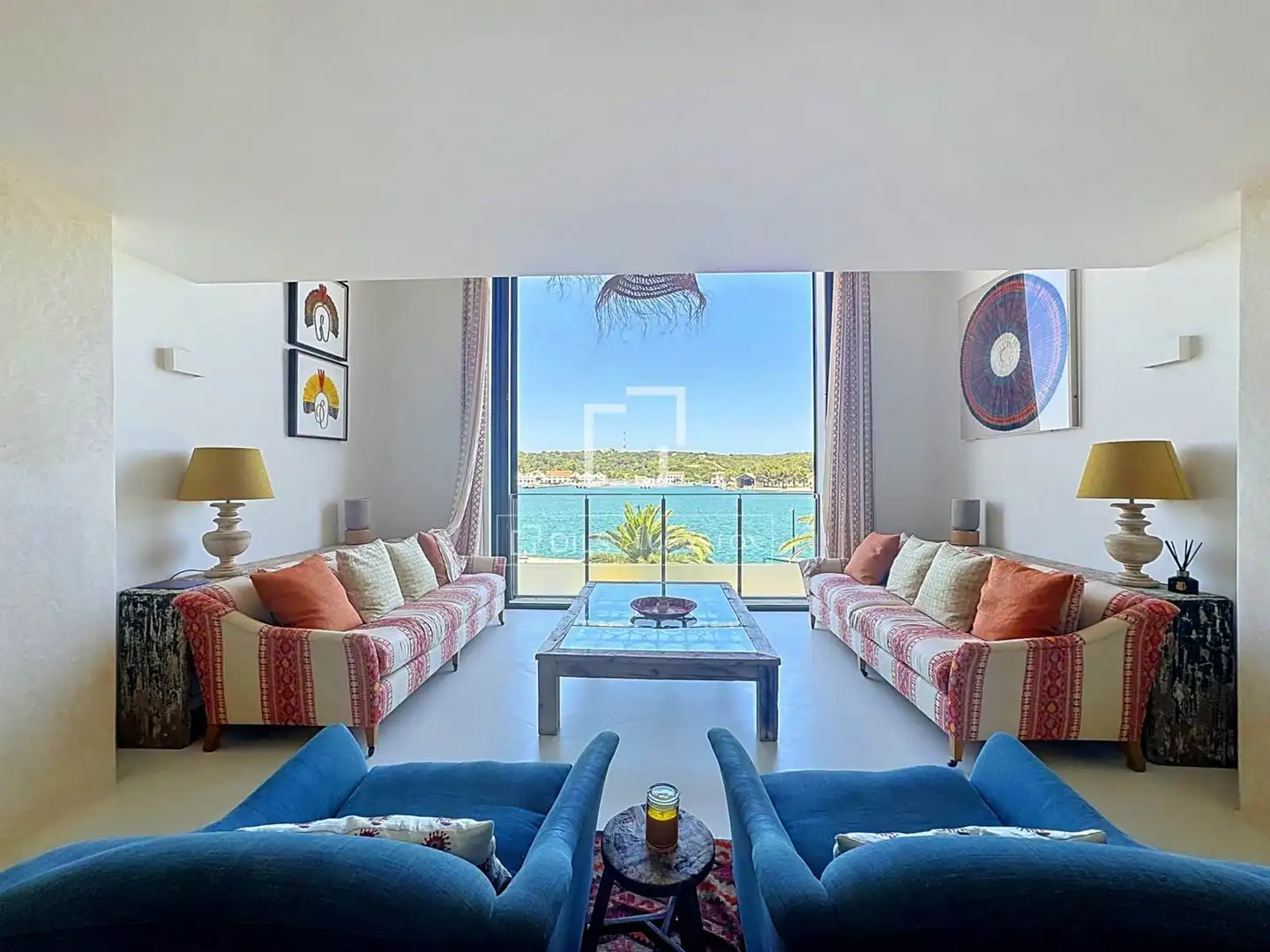 Sala d'estar de Casa o xalet en venda en Maó - Mahón amb Aire condicionat, Calefacció i Jardí privat