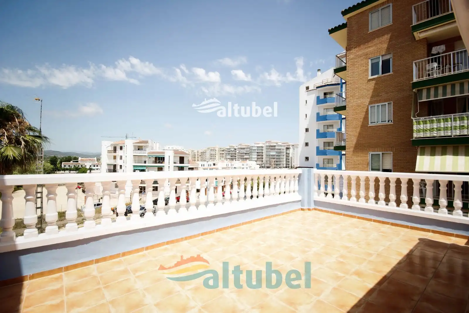 Terraza de Ático en venta en Peñíscola / Peníscola con Aire acondicionado, Terraza y Piscina