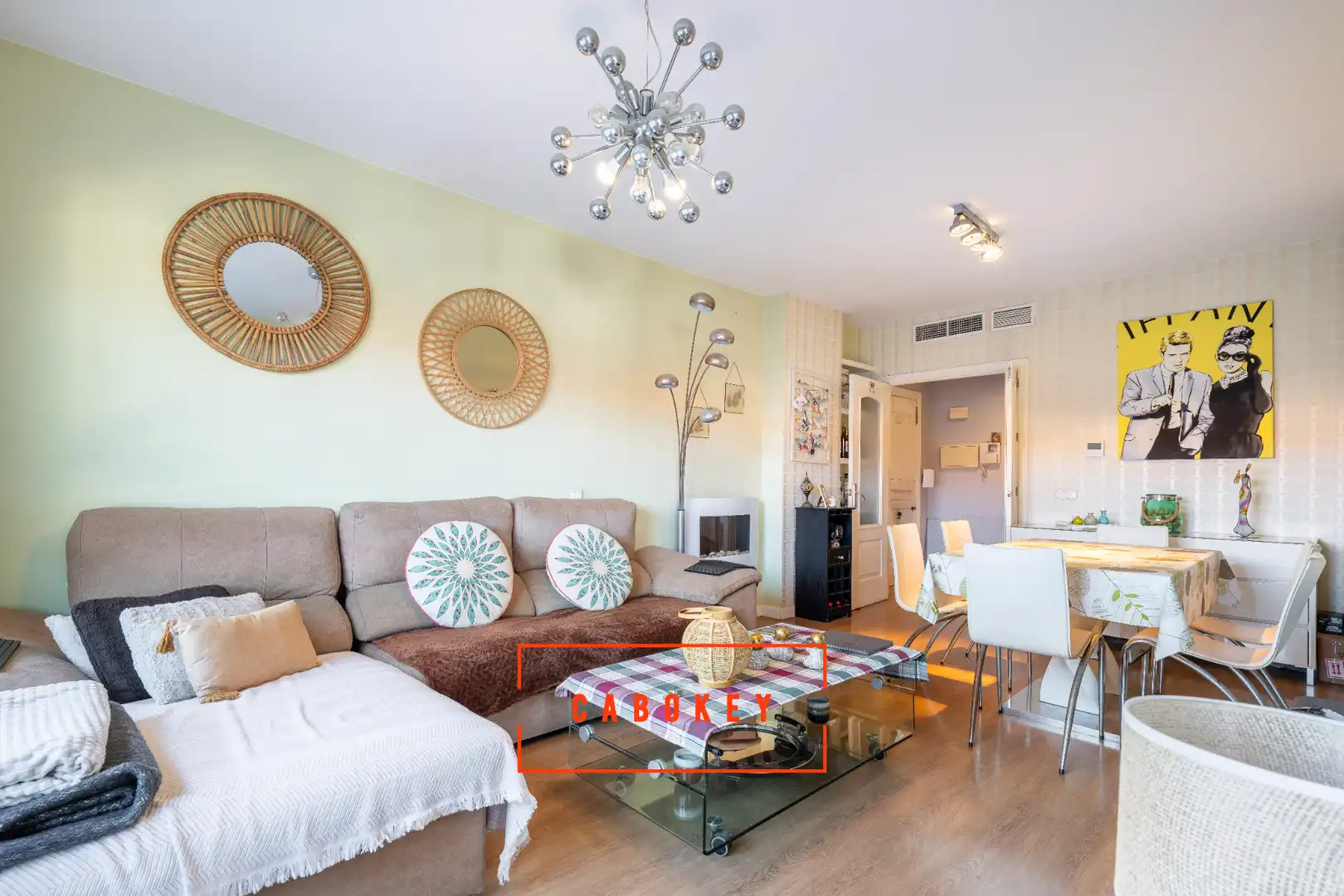 Living room of Flat for sale in Roquetas de Mar  with Air Conditioner, Heating and Terrace