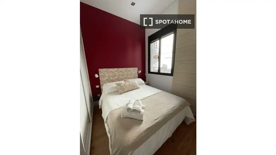 Dormitori de Apartament per a compartir en Las Palmas de Gran Canaria amb Aire condicionat, Terrassa i Moblat