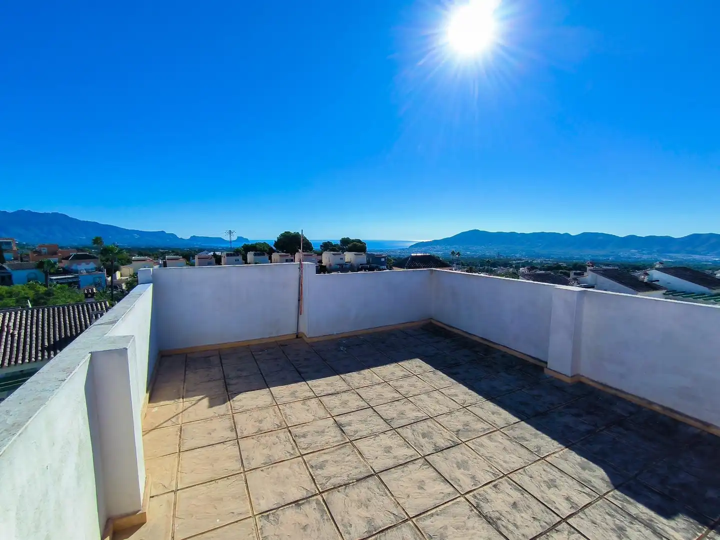 Terraza de Casa o chalet en venta en La Nucia con Aire acondicionado, Jardín privado y Terraza