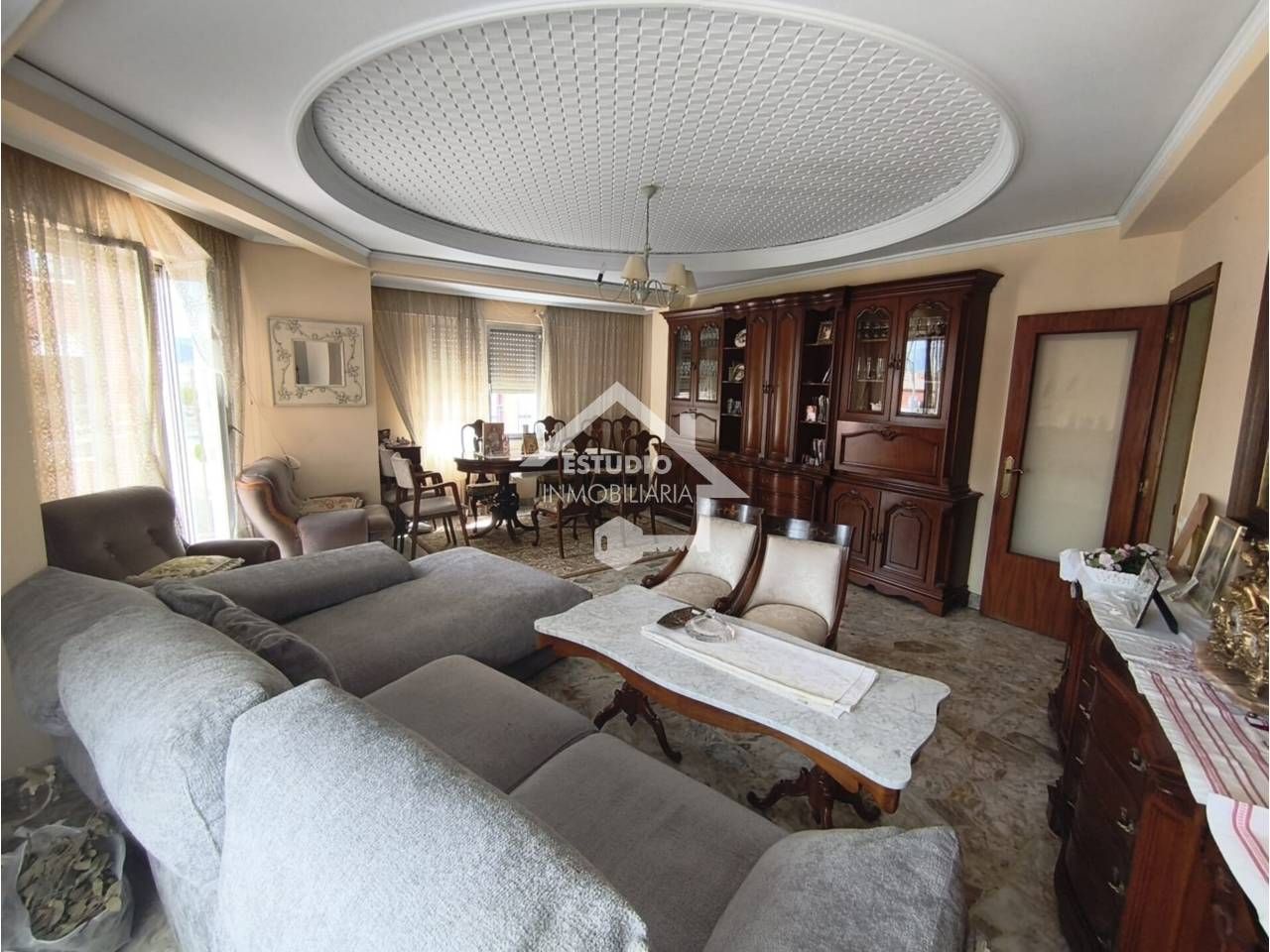 Sala d'estar de Pis en venda en Navarrete amb Calefacció, Terrassa i Traster