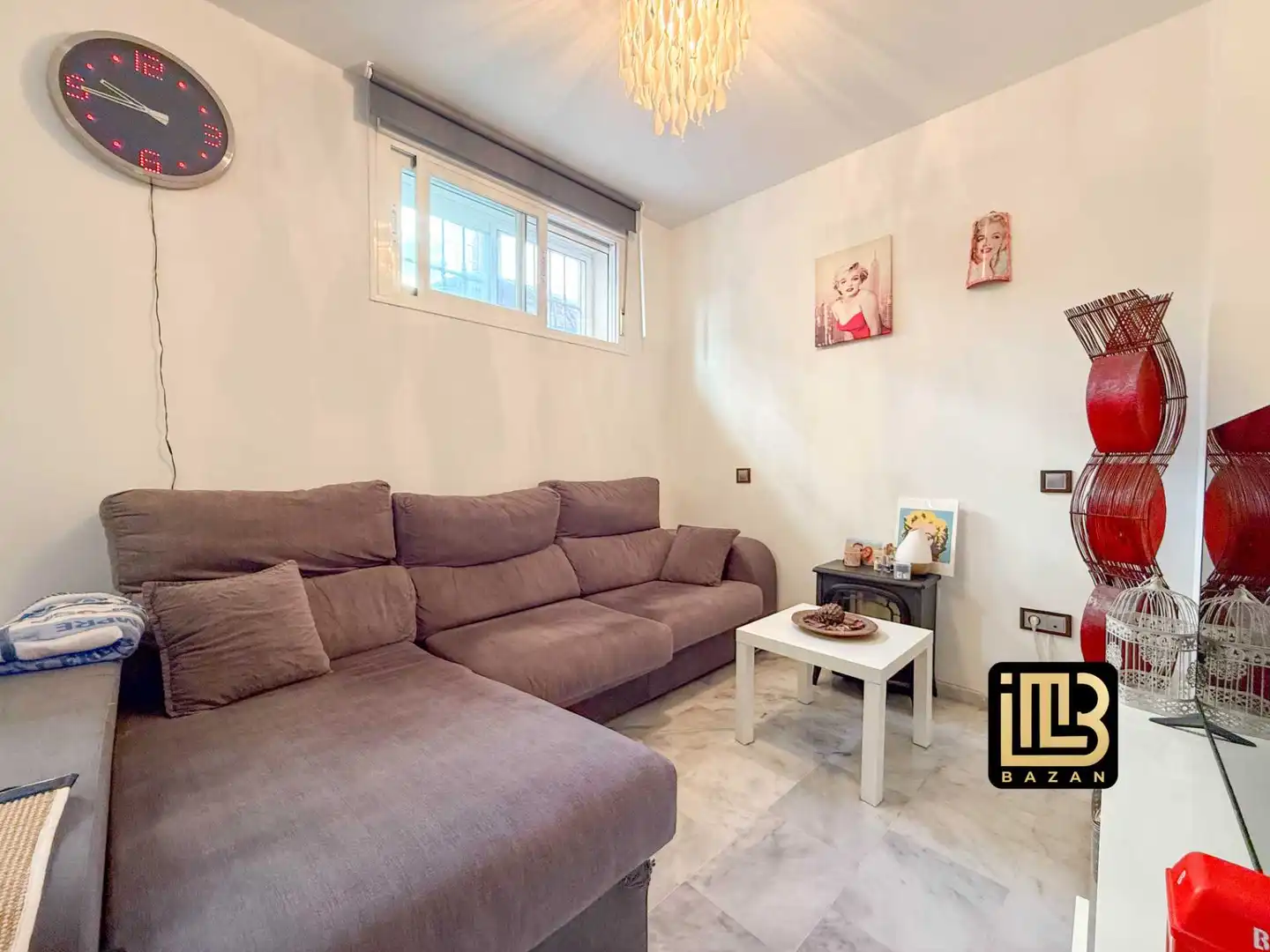 Living room of Flat for rent in Málaga  with Air Conditioner, Furnished and Washing machine