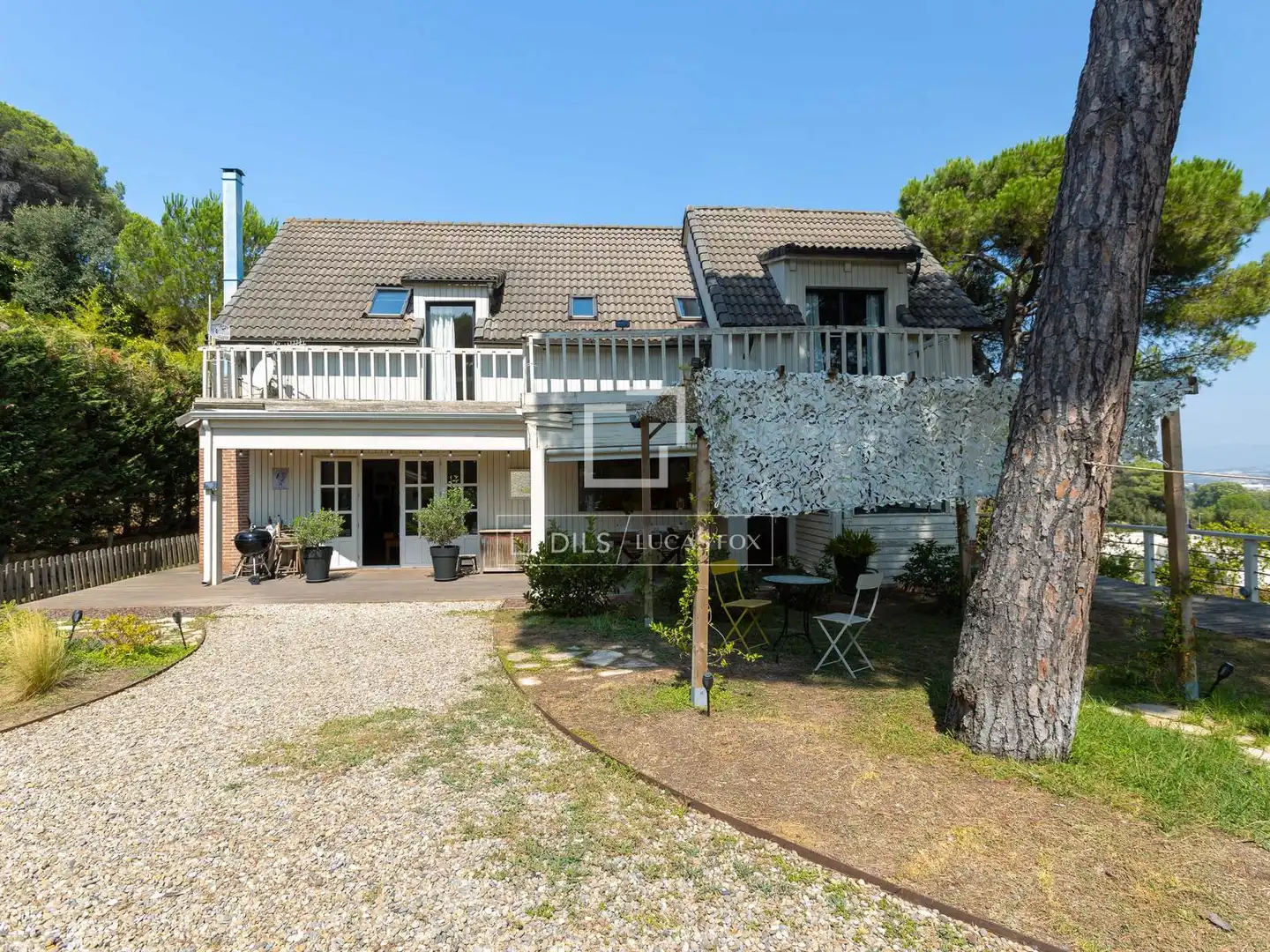 Vista exterior de Finca rústica en venta en Vallromanes con Calefacción, Jardín privado y Parquet
