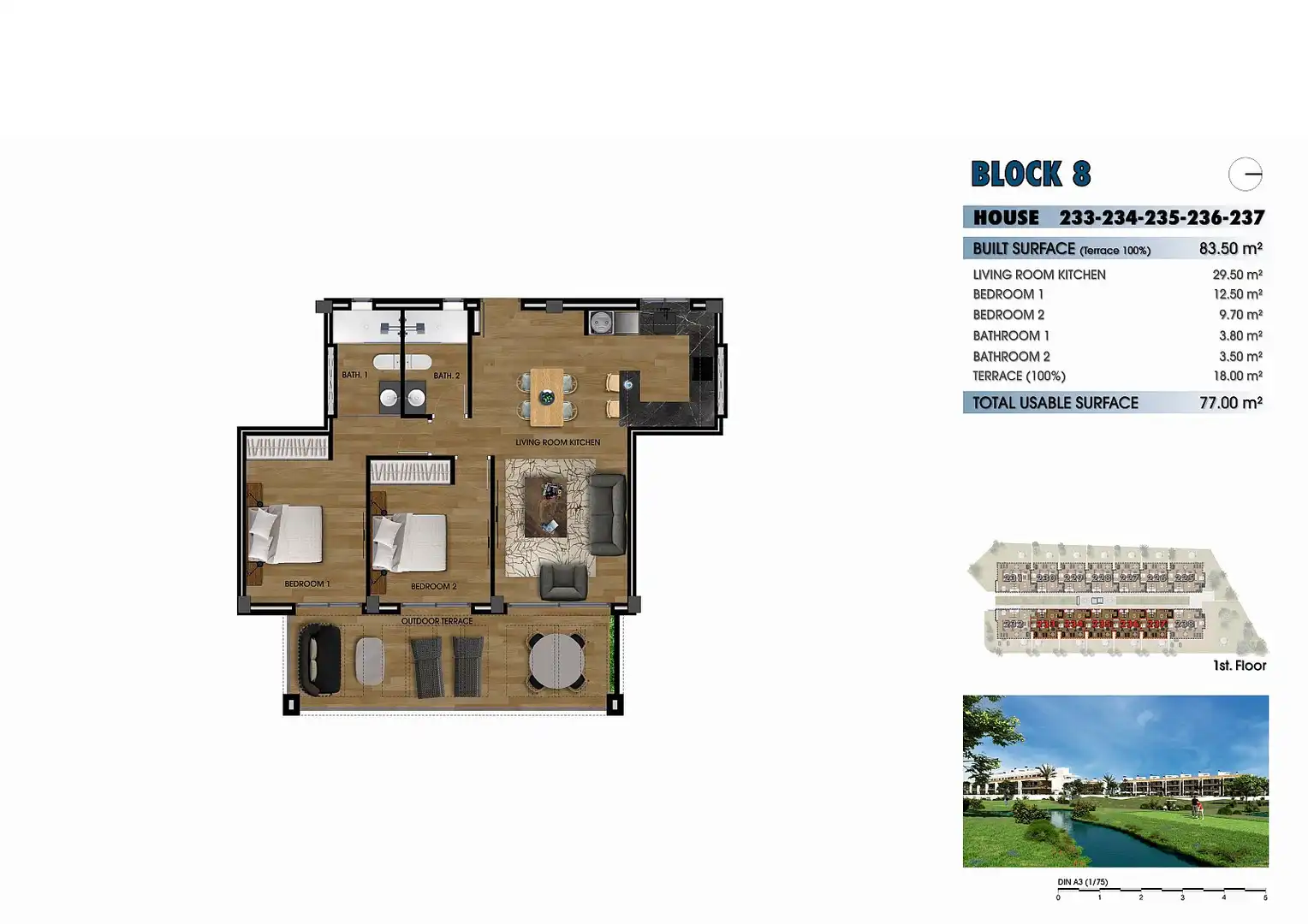 Appartement compact avec terrasse à vendre à Las Lomas de Rame - Bahía Bella, imagen 49