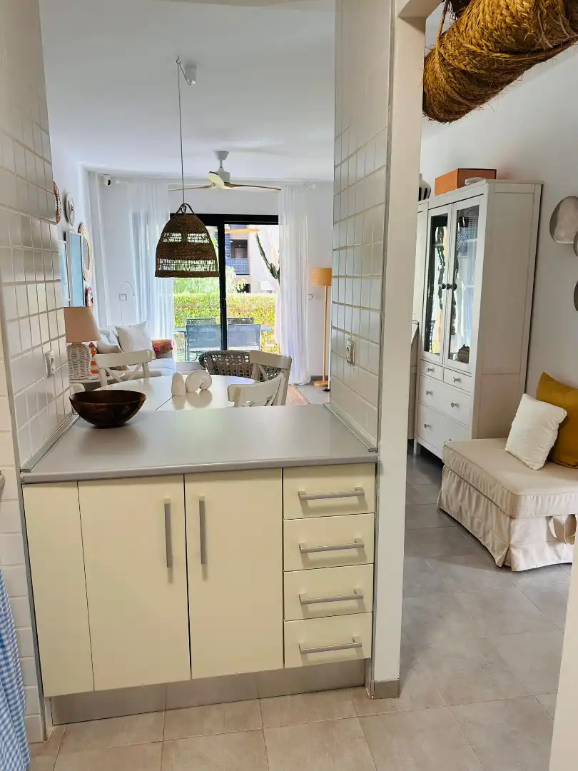 Kitchen of Flat for sale in Vera  with Air Conditioner, Heating and Private garden