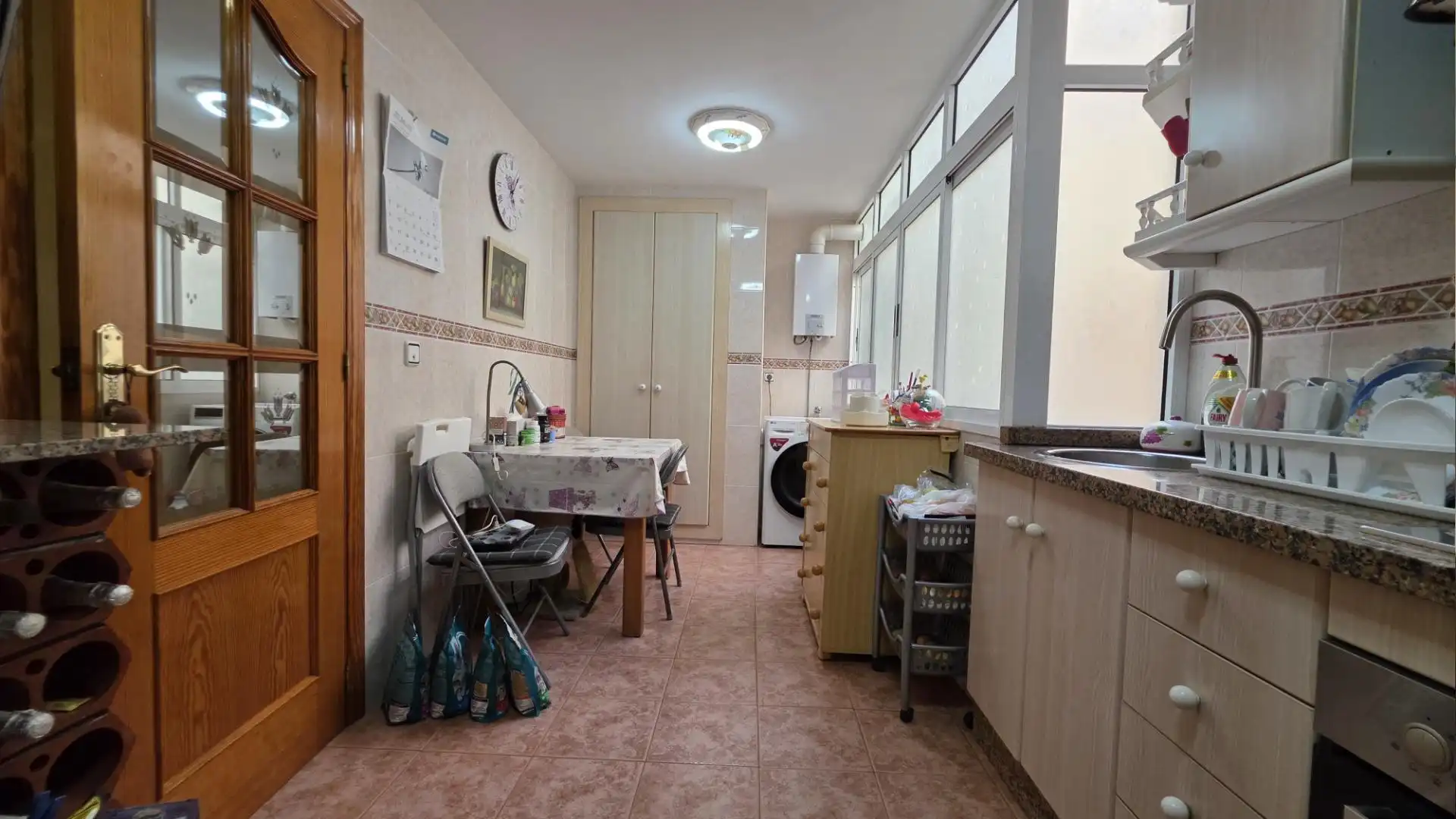 Cocina de Piso en venta en Alicante / Alacant con Aire acondicionado, Calefacción y Amueblado