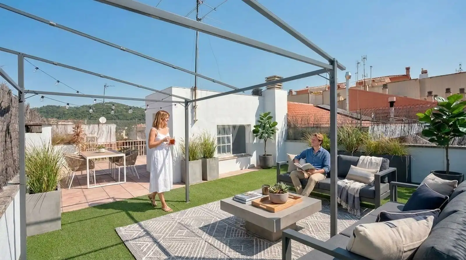 Terraza de Casa o chalet en venta en Sant Just Desvern con Aire acondicionado, Terraza y Trastero