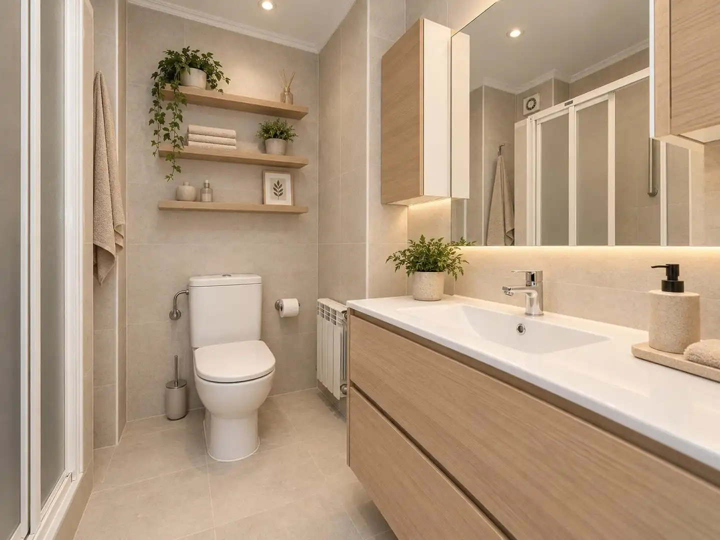 Bathroom of Flat for sale in Alcobendas  with Air Conditioner, Heating and Terrace