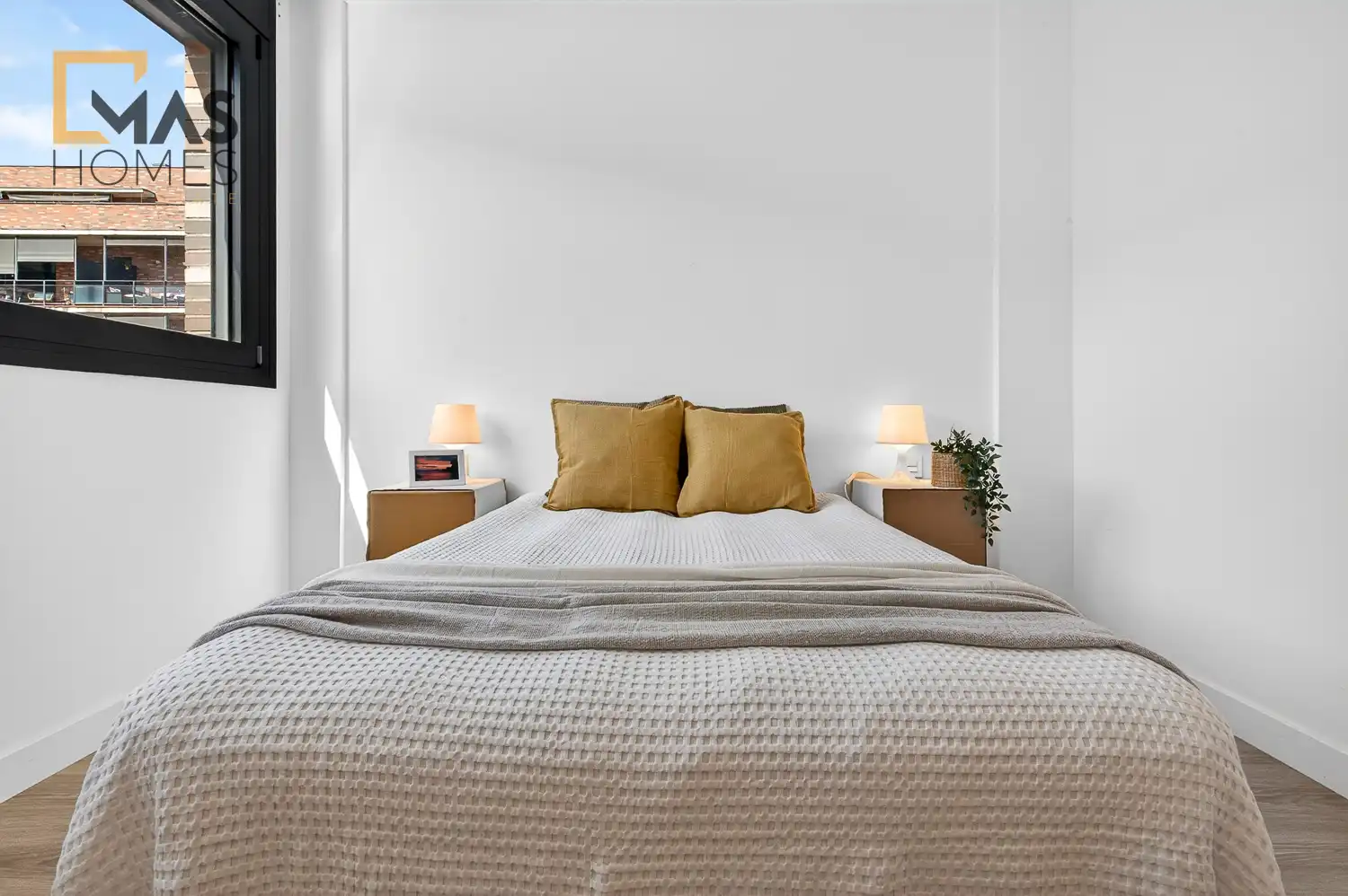 Schlafzimmer von Maisonette zum Verkauf in Sabadell mit Klimaanlage, Heizung und Parkett
