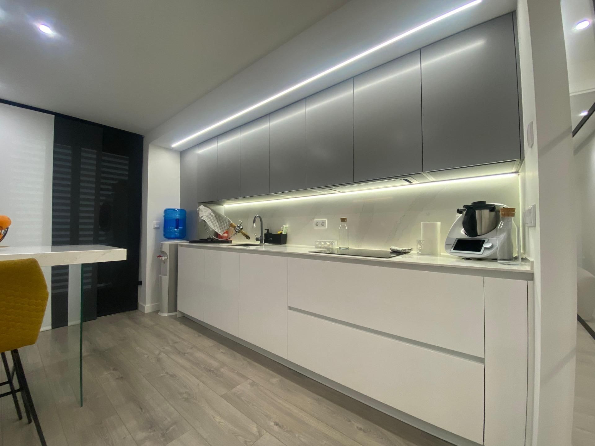 Kitchen of Flat for sale in Lorca  with Air Conditioner, Terrace and Furnished