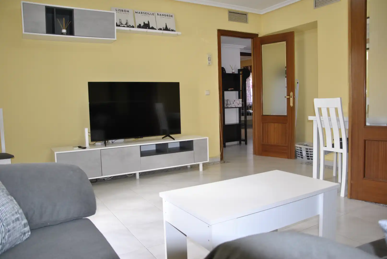 Sala de estar de Ático en venta en Plasencia con Aire acondicionado, Calefacción y Terraza