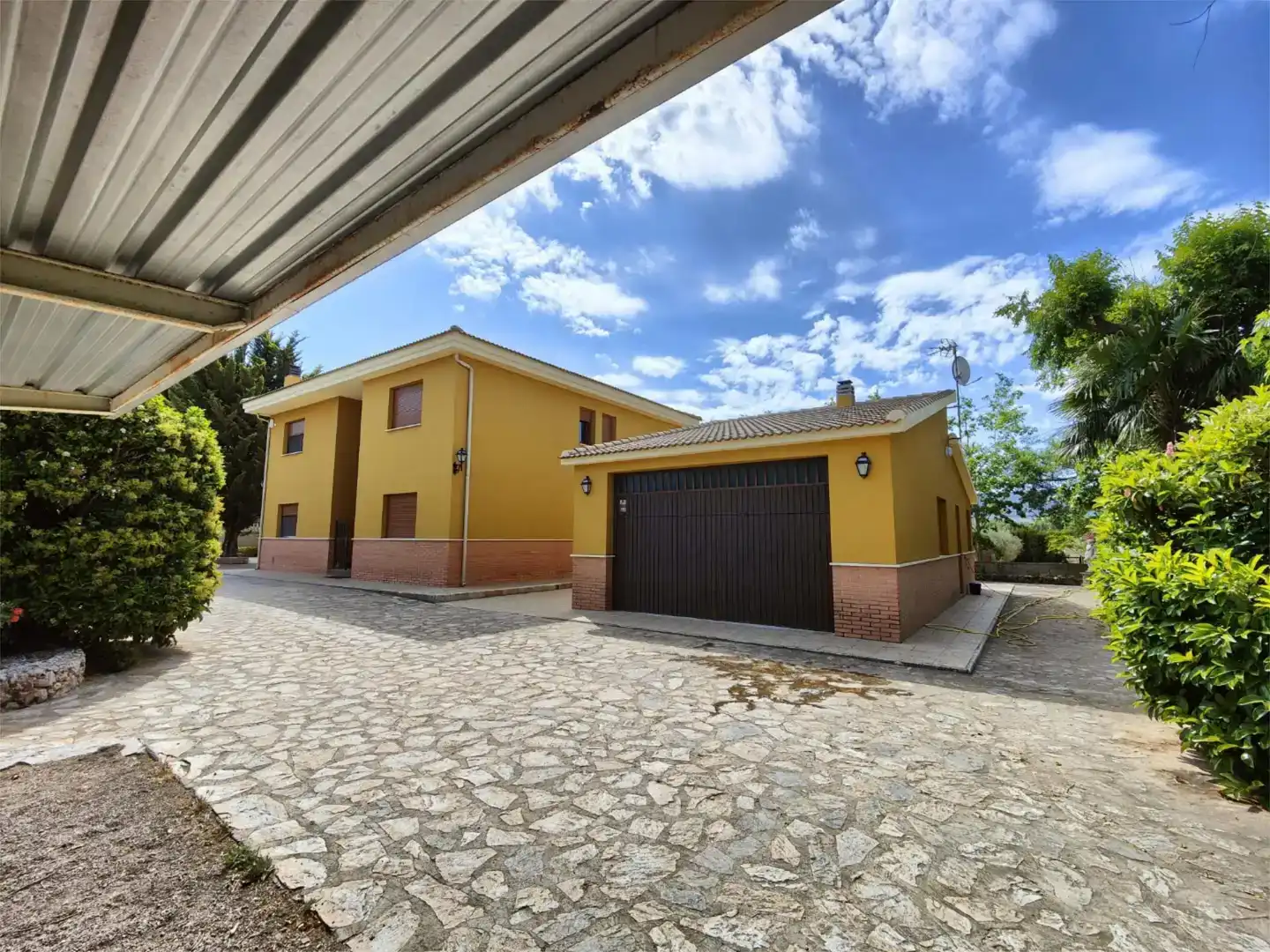 Vista exterior de Casa o chalet en venta en Banyeres de Mariola con Aire acondicionado, Piscina y Balcón