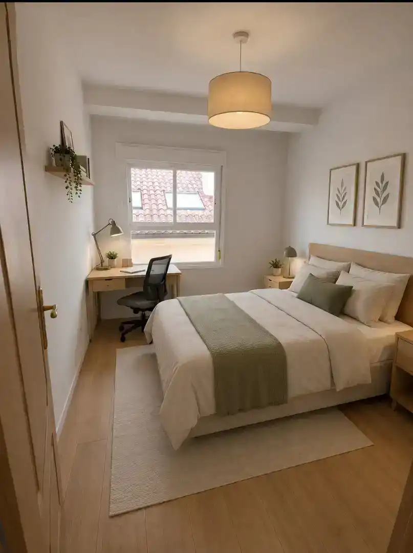 Bedroom of Flat for rent in Casco Antiguo