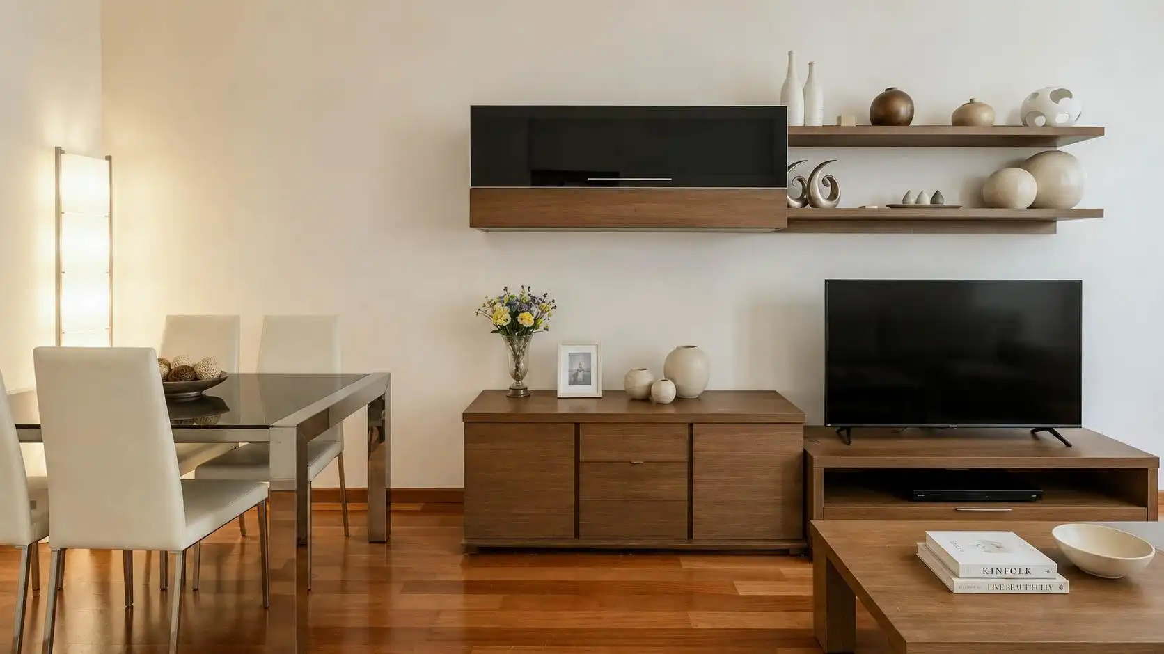 Living room of Flat for sale in Barcelona  with Air Conditioner, Heating and Parquet flooring